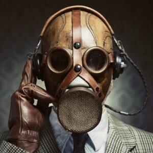 full face steampunk gas mask