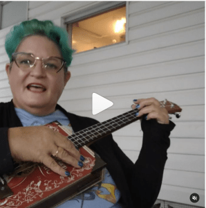 Fairy godmother with ukulele